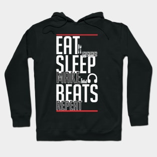 EAT Sleep Make Beats Repeat Hoodie